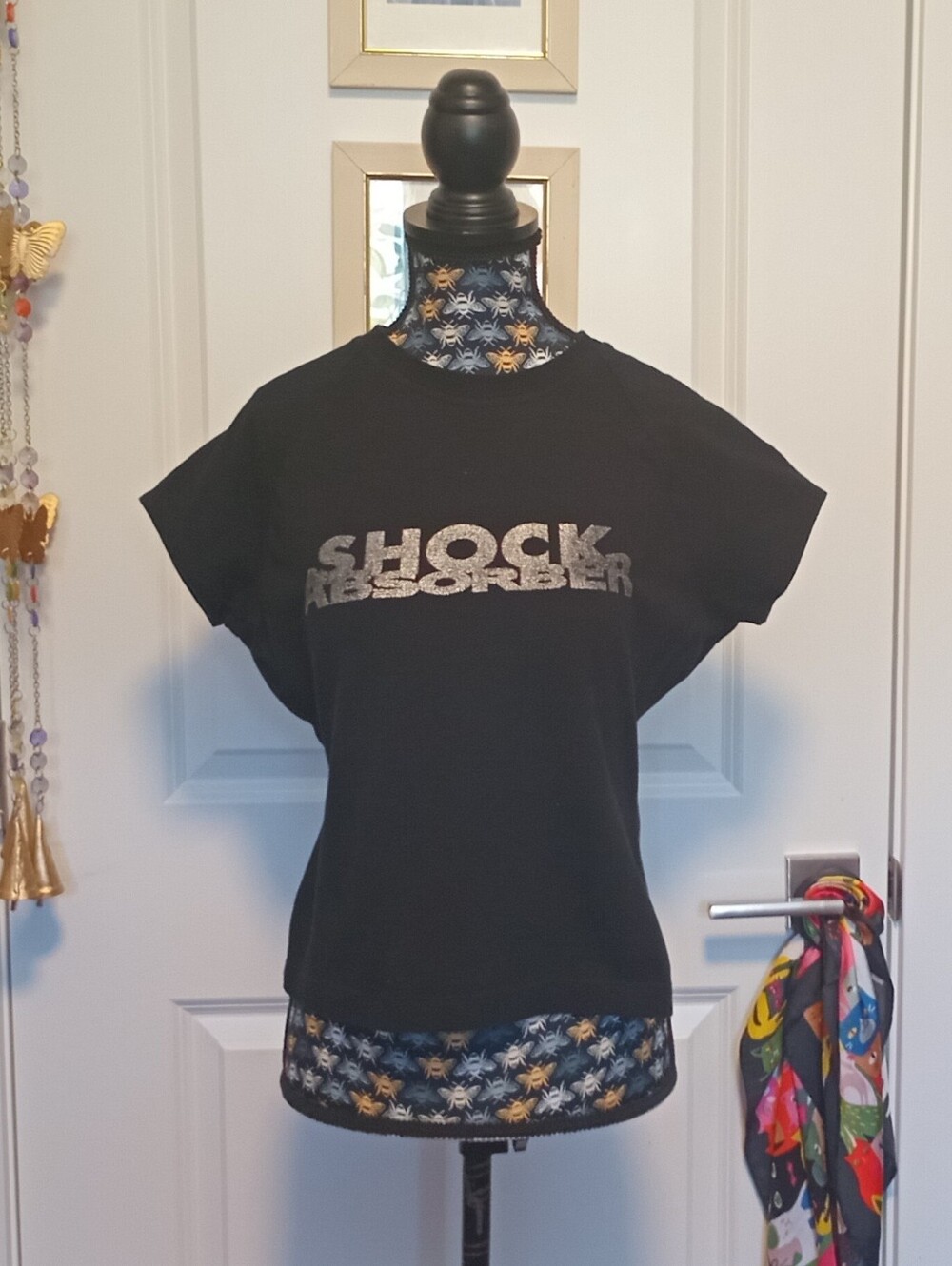 Shock Absorber brand black tee shirt